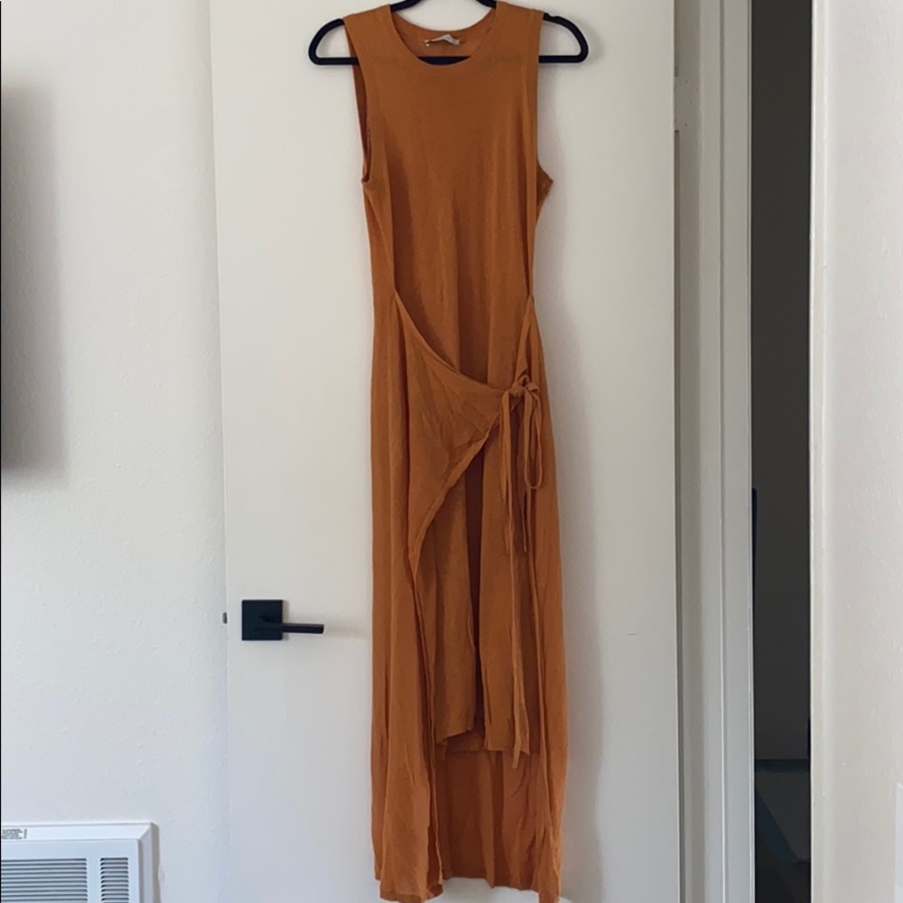 ZARA knit wrap dress